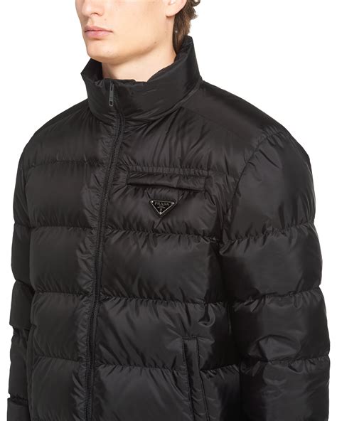 prada puffer down jacket|Prada re nylon puffer jacket.